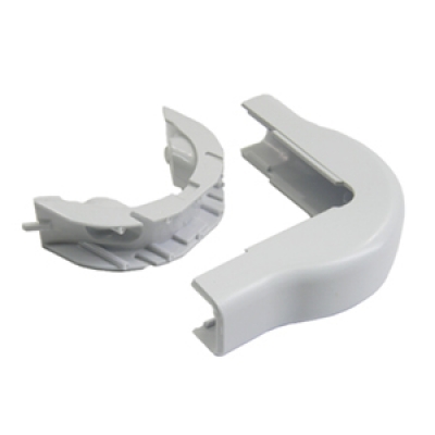 Hellermann Tyton Elbow for 1.25 Cable Raceway- White