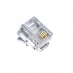 RJ11 Standard Modular Plugs, for  Flat Cable, Stranded Wire