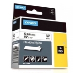 Label, Rhino 1/2" x 11.5' White, Flexible Nylon