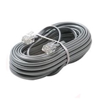 6 Conductor Telephone Line Cord, 15ft