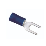 Vinyl Insulated Spade Terminal, 16-14 AWG, #10 Stud, Box of 25