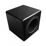 Compact Powdered Subwoofer with 10"  driver and dual passive radiators, 250W  internal amplifier