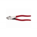 High Leverage Pliers with Diagonal Cutter, Angled Head, 8"