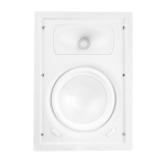 2 Way In-Wall Speaker, 6.5" Polypropylene Woofer, 1" Silk Dome Swivel Tweeter