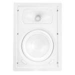 2 Way In-Wall Speaker, 8" Poly Woofer, 1" Silk Dome Swivel Tweeter