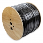 Siamese RG59 Solid Copper + 18awg 2 Conductor Cable, 1000ft/Roll