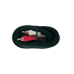 Jumper Cable, 12’ Dual RCA>RCA