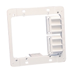 Low Voltage Mounting Plate (Double Gang/Plastic)