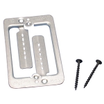 Low Voltage Mounting Plate with Screws (Single Gang/Metal)