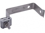 Bracket, Standard Aerial Tap, 5" Drop,  Stainless Steel, with hardware