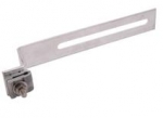 Bracket, Standed Aerial Extender/Passive 9" L,  6" x 3/8" Slot, 0.125 Aluminum, with Hardware