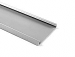 Wiring Duct Cover, 3" PVC, Gray, 6-ft lengths